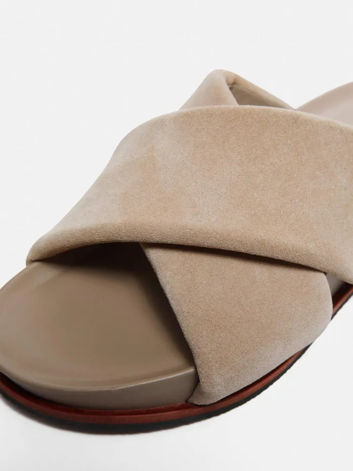 Jigsaw Agnes Slider Tan Women Flats
