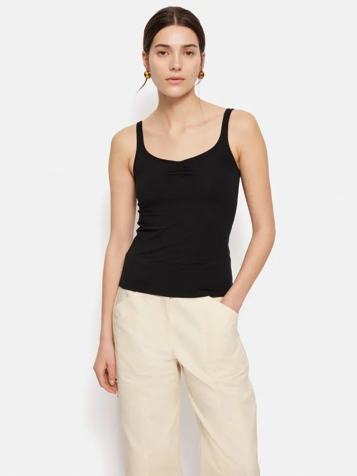 Jigsaw Band Back Vest Black Women Shirts and Tops
