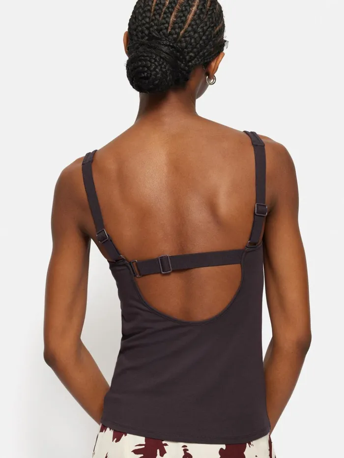 Jigsaw Band Back Vest Raisin Women Shirts and Tops