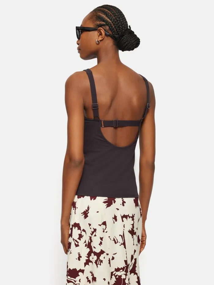 Jigsaw Band Back Vest Raisin Women Shirts and Tops