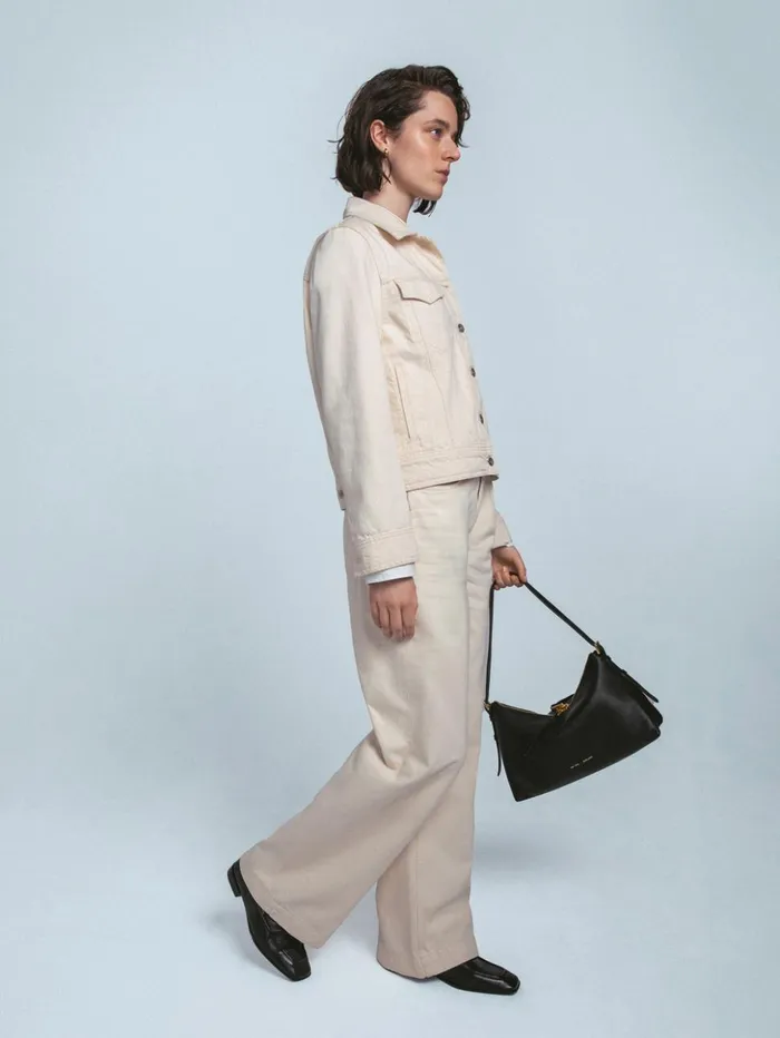 Jigsaw Beck Tailored Jean Ecru Women Trousers