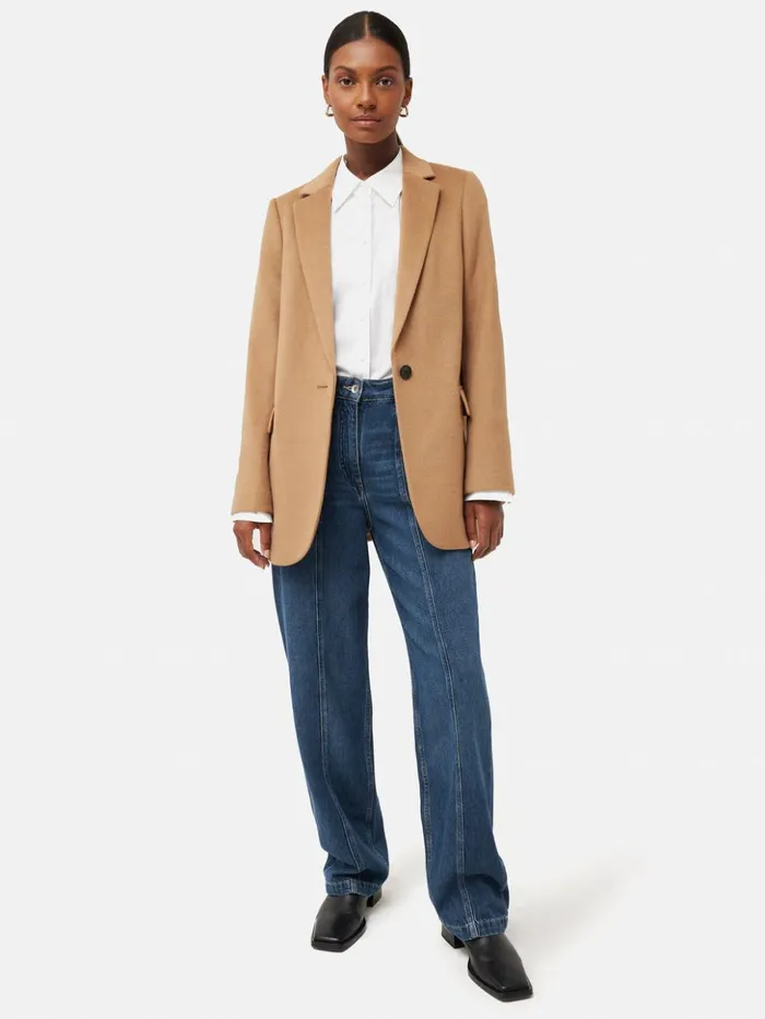 Jigsaw Beck Tailored Jean Vintage Mid Blue Women Denim