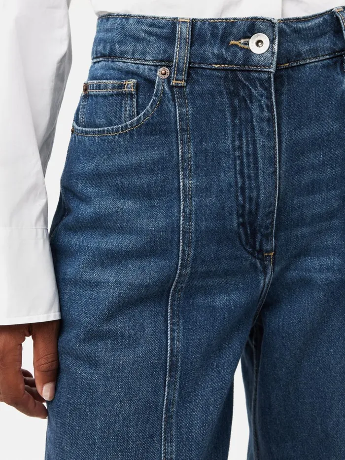 Jigsaw Beck Tailored Jean Vintage Mid Blue Women Denim