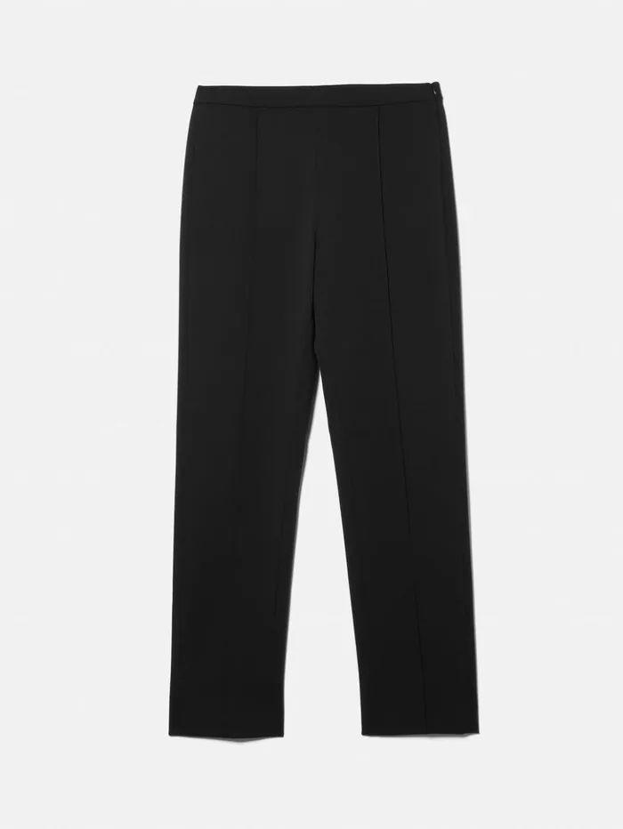 Jigsaw Bi Stretch Cigarette Trouser Black Women Trousers