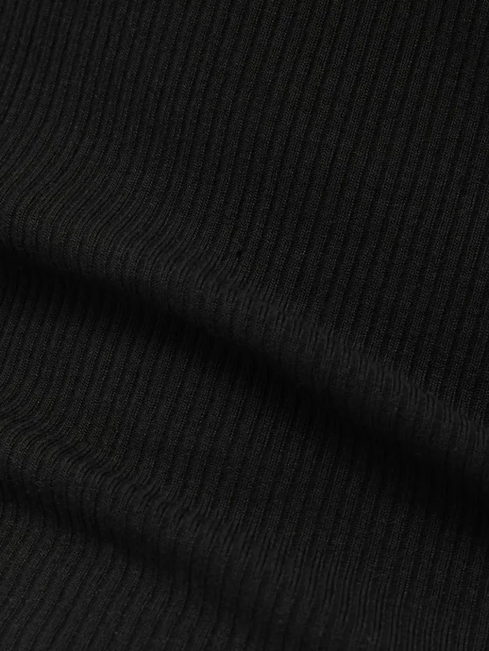 Jigsaw Bovey Crew Neck Tee Black Women Shirts and Tops