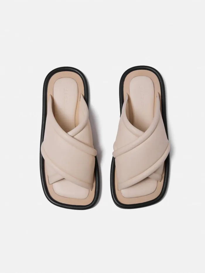 Jigsaw Bridgestone Sandal Cream Women Flats
