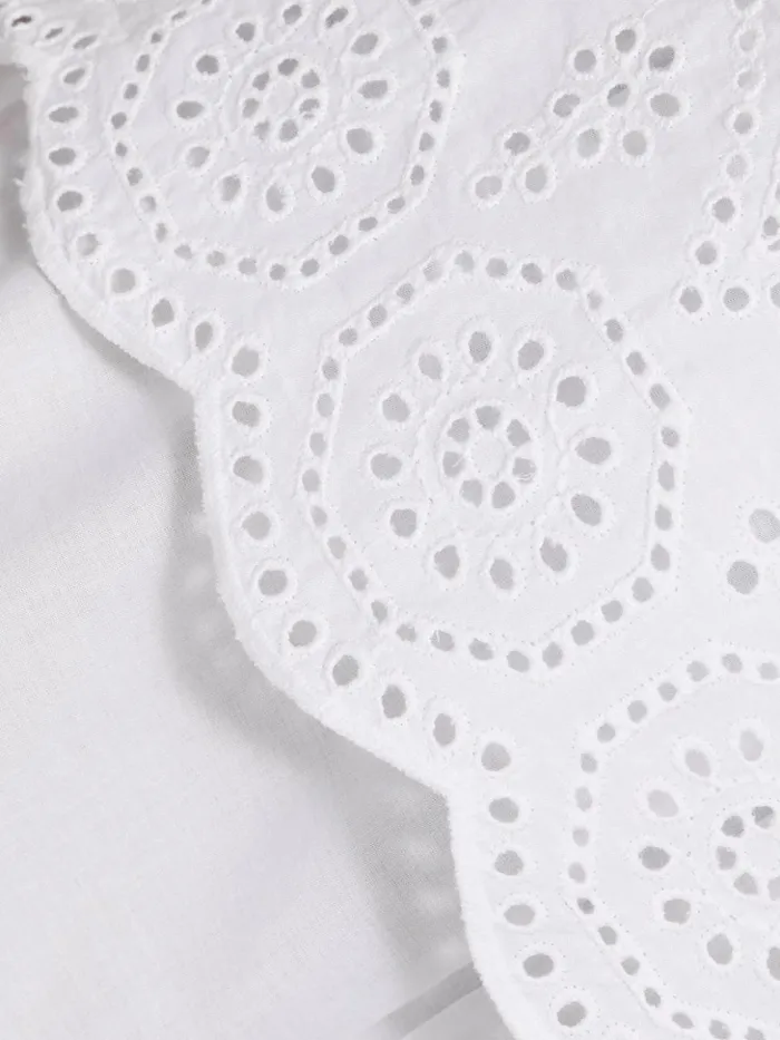 Jigsaw Broderie Anglaise Cami White Women Shirts and Tops