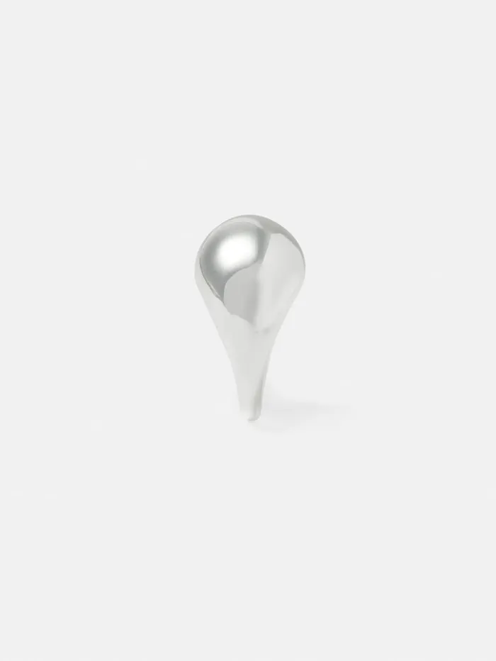 Jigsaw Chunky Dome Ring Silver Women Jewellery