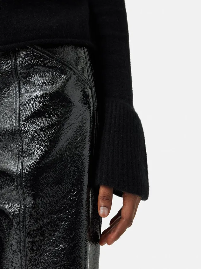 Jigsaw Cloud Cashmere Eldon Jumper Black Women Knitwear and Cashmere