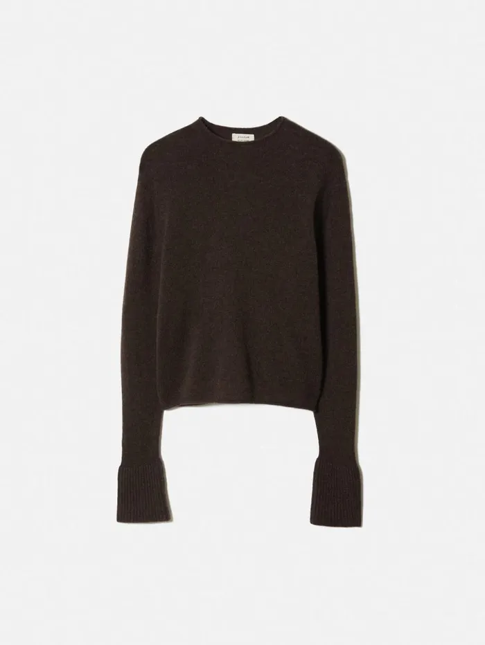 Jigsaw Cloud Cashmere Eldon Jumper Brown Melange Women Knitwear and Cashmere