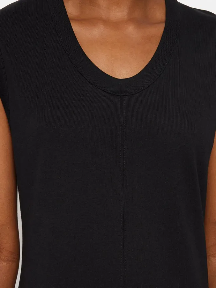 Jigsaw Column T Shirt Dress Black Women Dresses and Jumpsuits