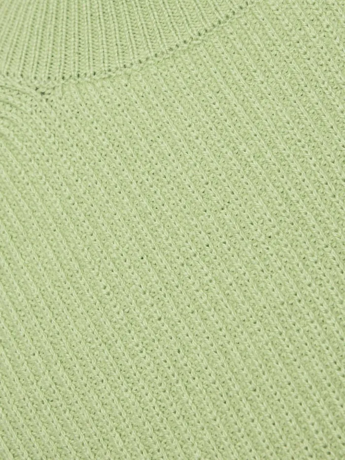 Jigsaw Cotton Blend Crew Tank Pistachio Women Knitwear and Cashmere