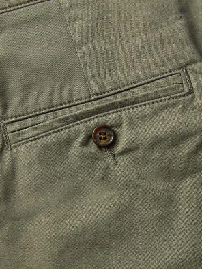 Jigsaw Cotton Chino Short Olive Women Shorts