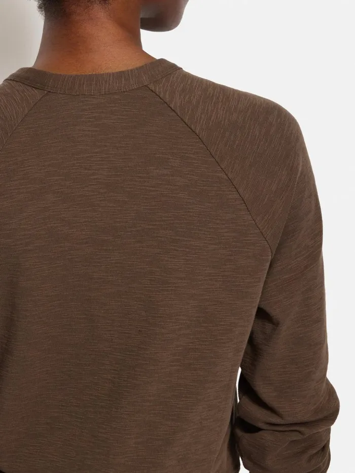 Jigsaw Cotton Luxe Cardigan Brown Women Shirts and Tops
