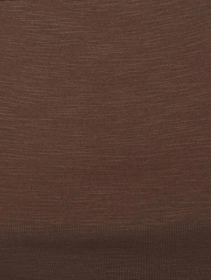 Jigsaw Cotton Luxe Tank Brown Women Shirts and Tops