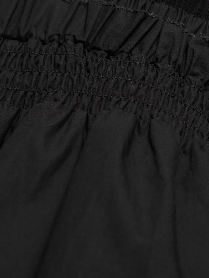 Jigsaw Cotton Poplin Skirt Black Women Skirts