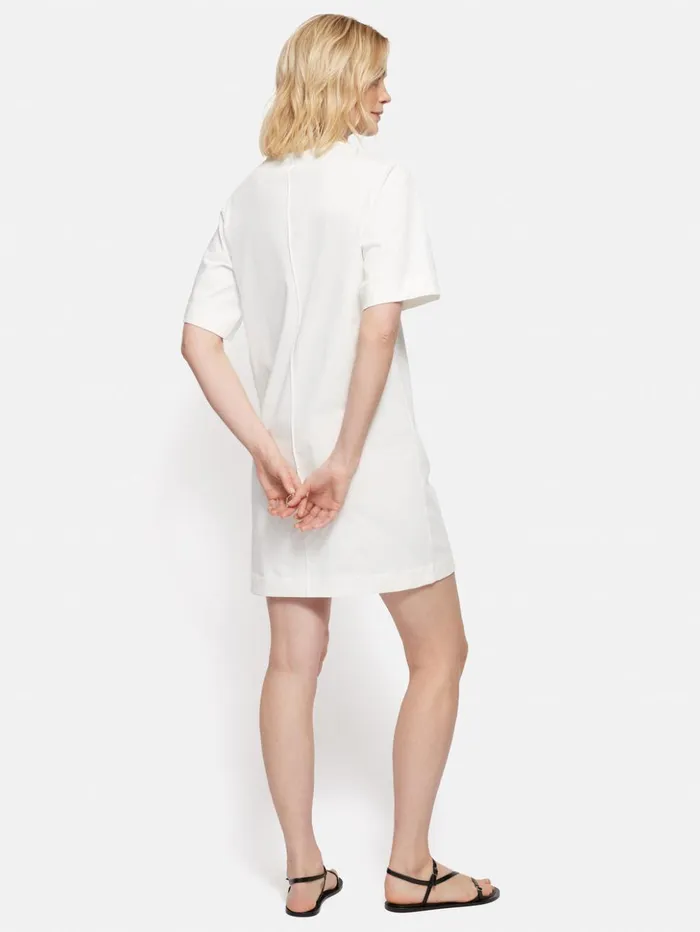 Jigsaw Cotton Riley TShirt Dress White Women Dresses and Jumpsuits