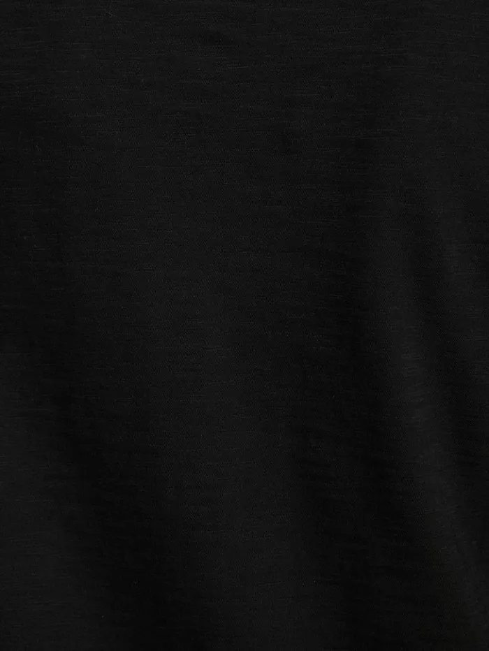 Jigsaw Cotton Slub Tank Top Black Women Shirts and Tops