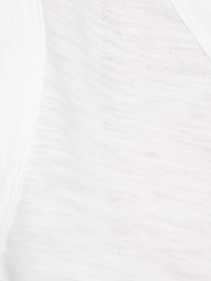 Jigsaw Cotton Slub Tank Top White Women Shirts and Tops