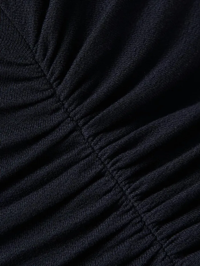 Jigsaw Crepe Handkerchief Dress Navy Women Dresses and Jumpsuits