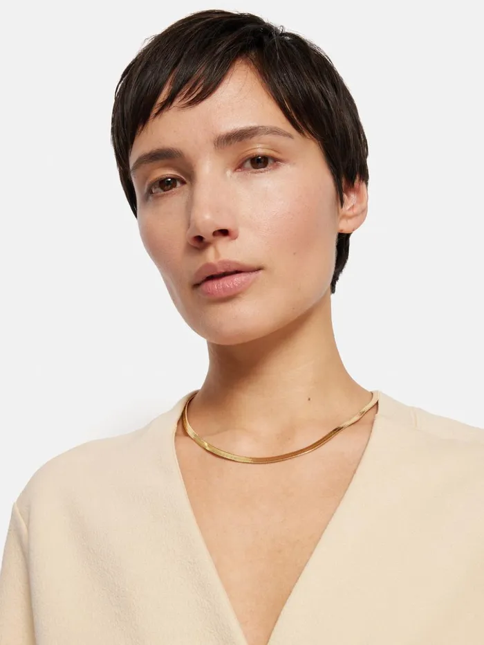 Jigsaw Crepe Ponte Jersey Jacket Cream Women Coats and Jackets