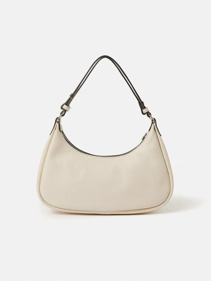 Jigsaw Crescent Bag Small Off White Women Bags