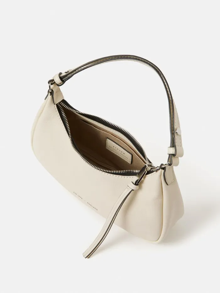 Jigsaw Crescent Bag Small Off White Women Bags