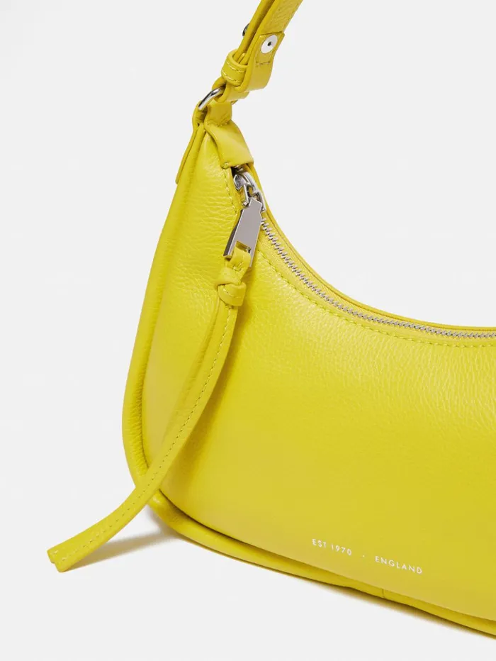 Jigsaw Crescent Bag Small Yellow Women Bags