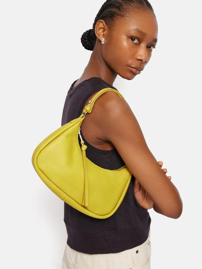 Jigsaw Crescent Bag Small Yellow Women Bags