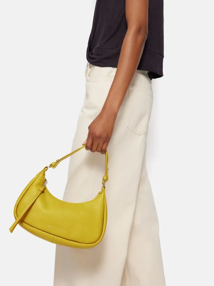 Jigsaw Crescent Bag Small Yellow Women Bags