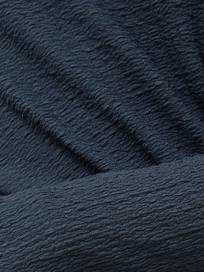Jigsaw Crinkle Ruched Jersey Dress Blue Women Dresses and Jumpsuits