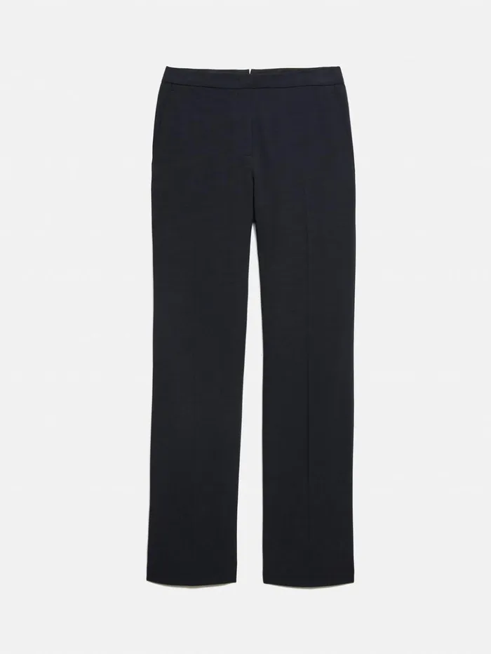 Jigsaw Crosshatch Mason Trouser Navy Women Trousers