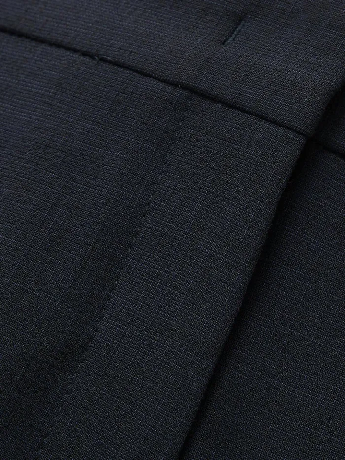 Jigsaw Crosshatch Mason Trouser Navy Women Trousers