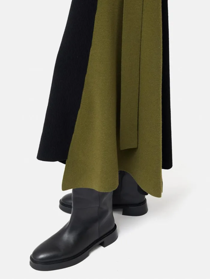 Jigsaw D Ring Knitted Dress Black Women Dresses and Jumpsuits
