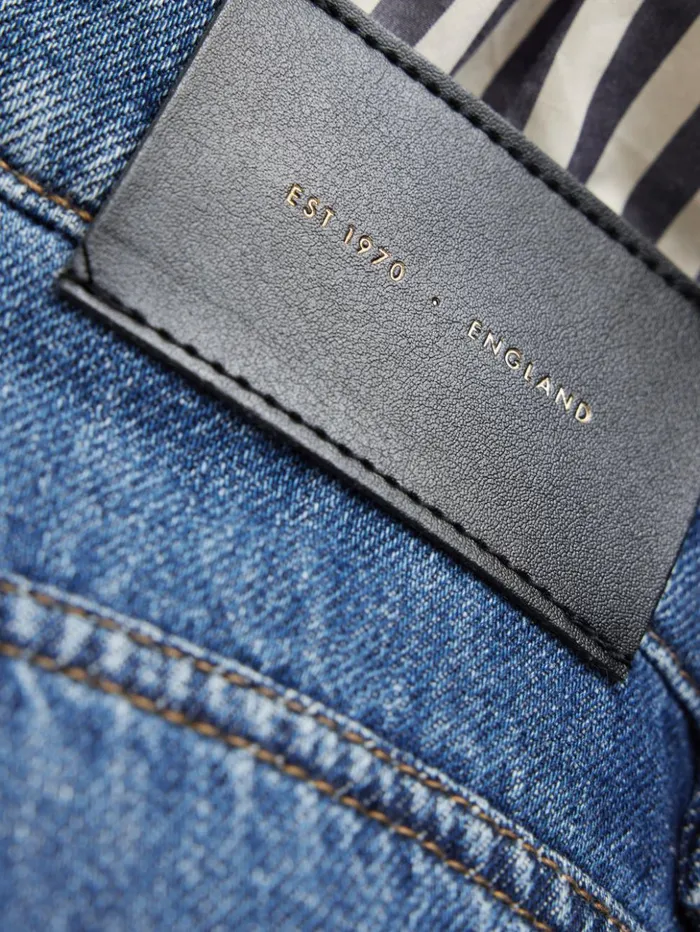 Jigsaw Delmont Cropped Tapered Jean Blue Women Denim