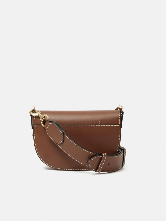 Jigsaw Denbigh Studded Leather Bag Tan Women Bags