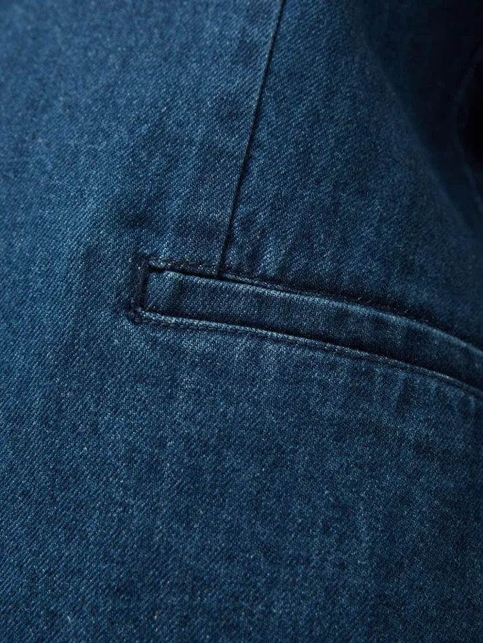 Jigsaw Denim Tailored Jacket Indigo Women Coats and Jackets