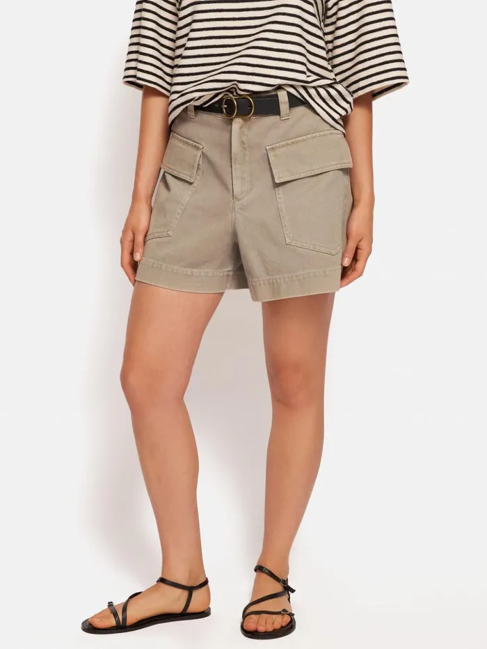 Jigsaw Denim Tailored Short Brown Women Shorts