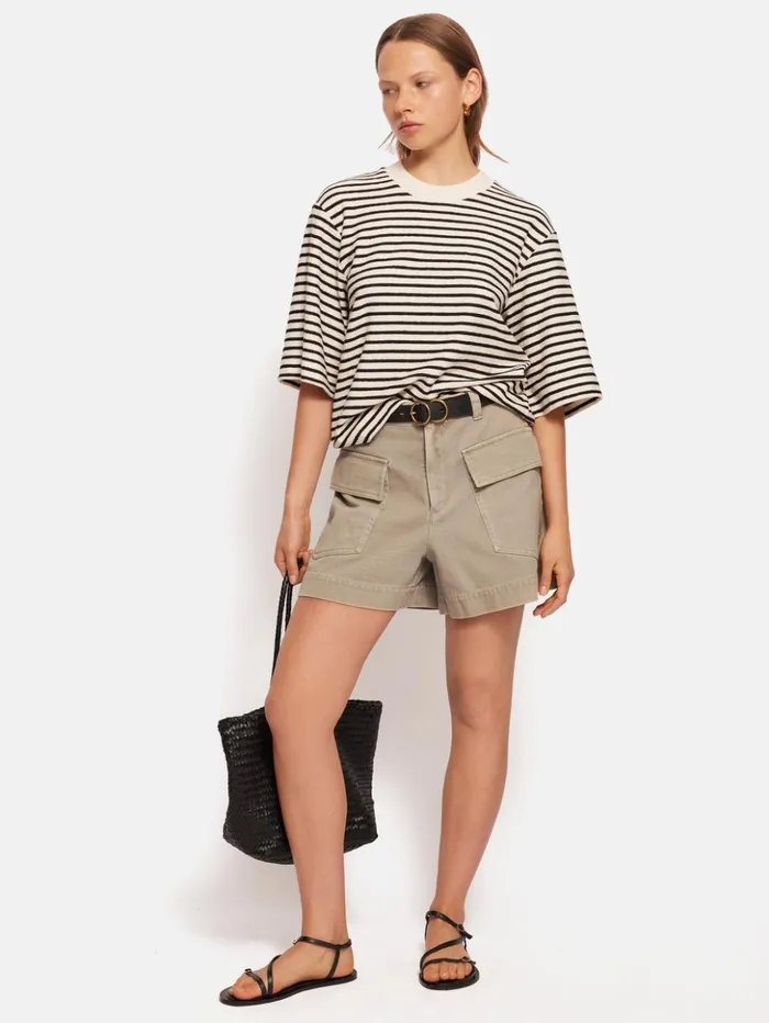 Jigsaw Denim Tailored Short Brown Women Shorts