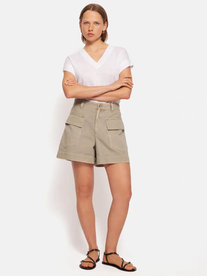 Jigsaw Denim Tailored Short Brown Women Shorts