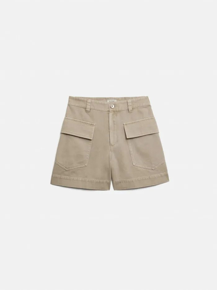 Jigsaw Denim Tailored Short Brown Women Shorts
