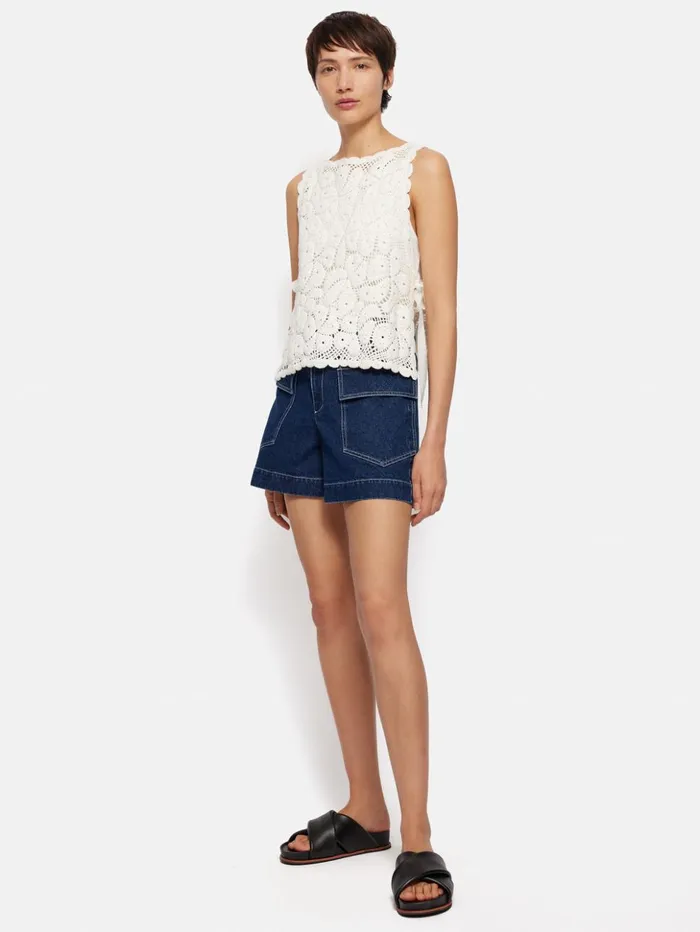 Jigsaw Denim Tailored Short Indigo Women Shorts