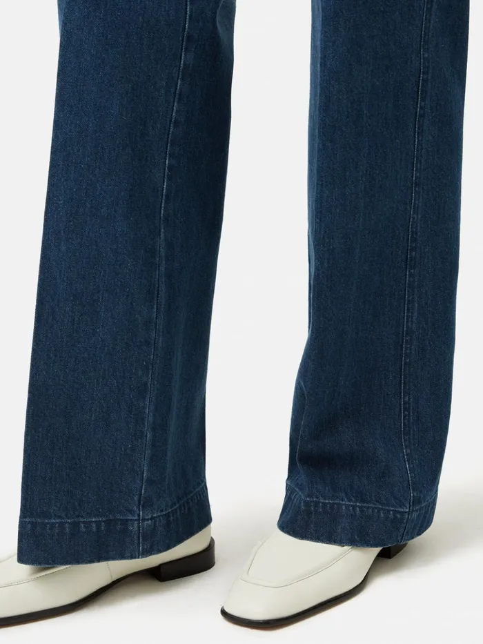 Jigsaw Denim Tailored Trouser Indigo Women Trousers