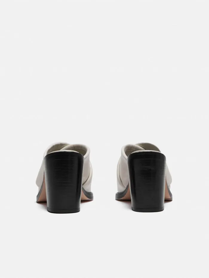Jigsaw Duvile Padded Heel Sandal White Women Heels