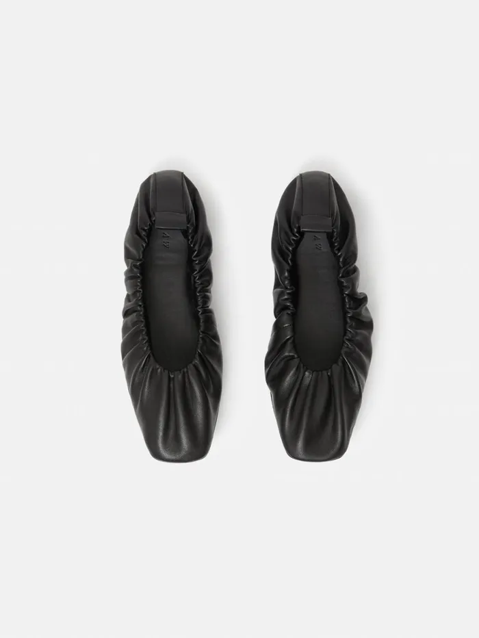 Jigsaw Elasticated Ballerina Black Women Flats