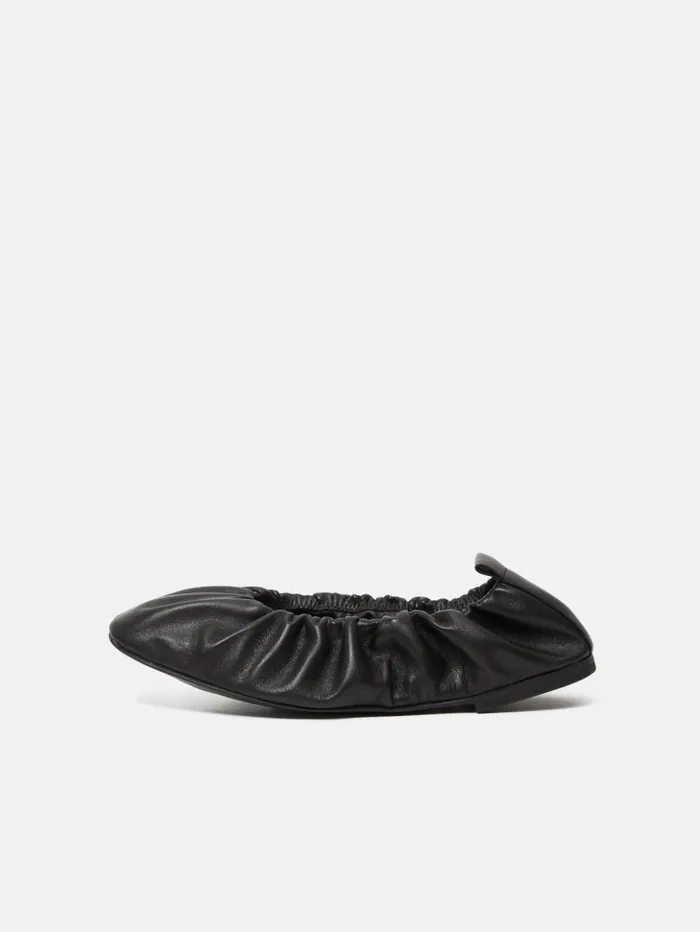 Jigsaw Elasticated Ballerina Black Women Flats