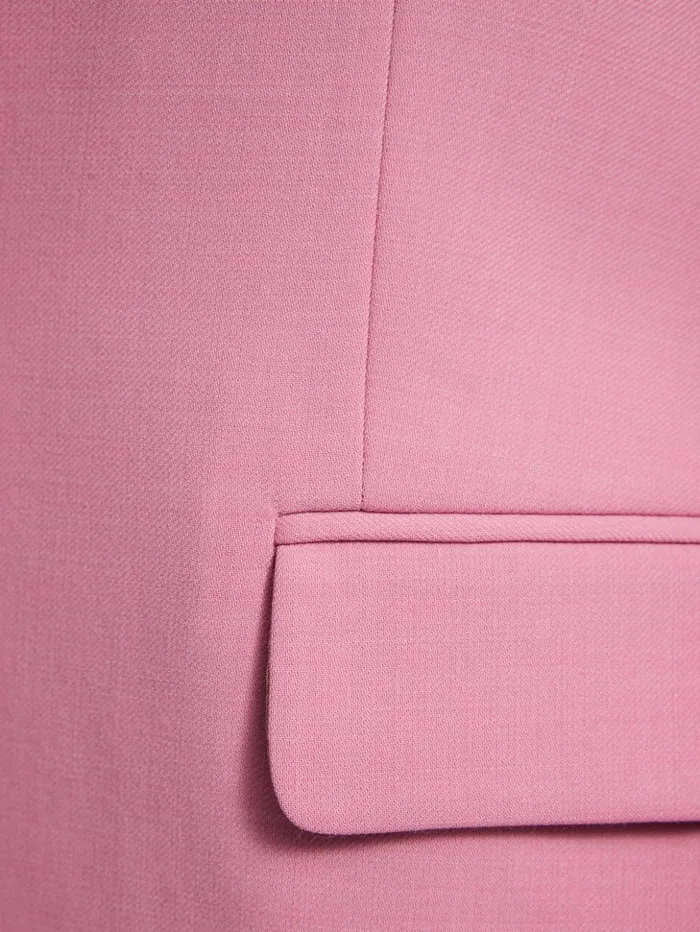 Jigsaw Fluid Twill Knox Jacket Pink Women Coats and Jackets