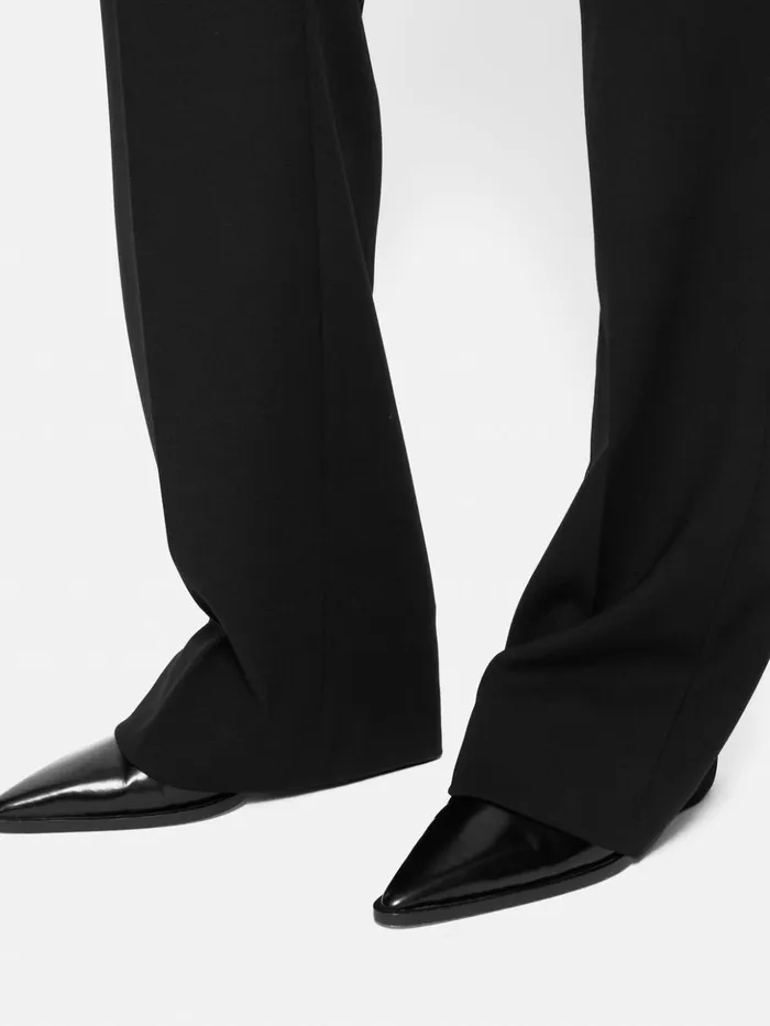 Jigsaw Fluid Twill Mason Trouser Black Women Trousers