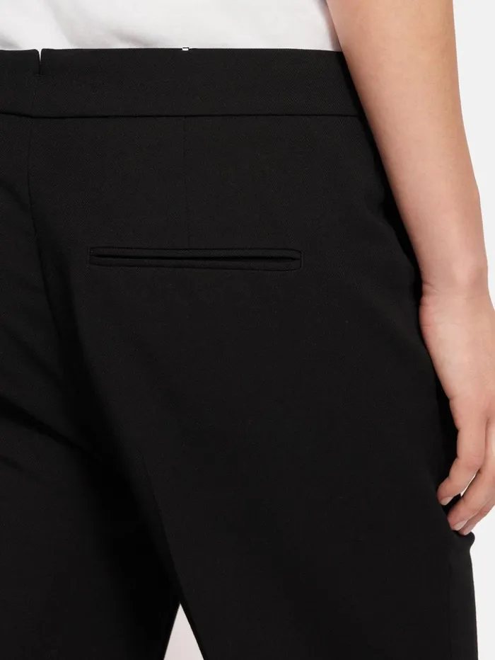 Jigsaw Fluid Twill Mason Trouser Black Women Trousers