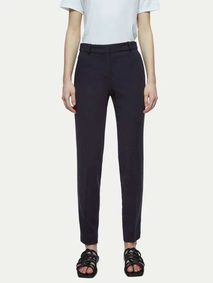 Jigsaw Fluid Twill Palmer Trouser Black Women Trousers